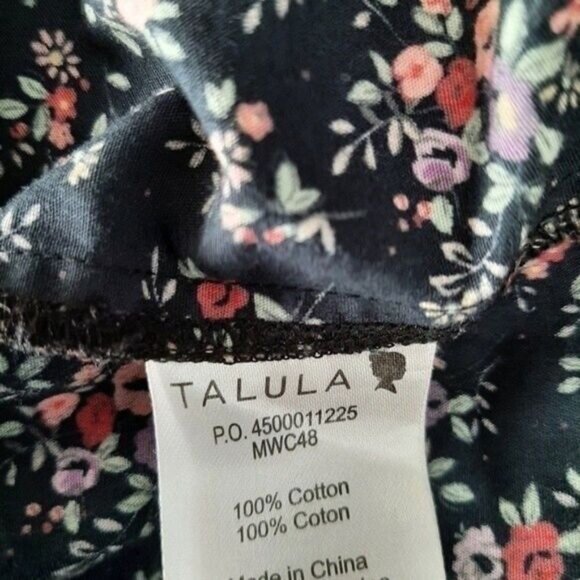 TALULA Aritzia Plisse Mini Skirt Ditsy Floral Skater Sz 6 - Picture 7 of 8